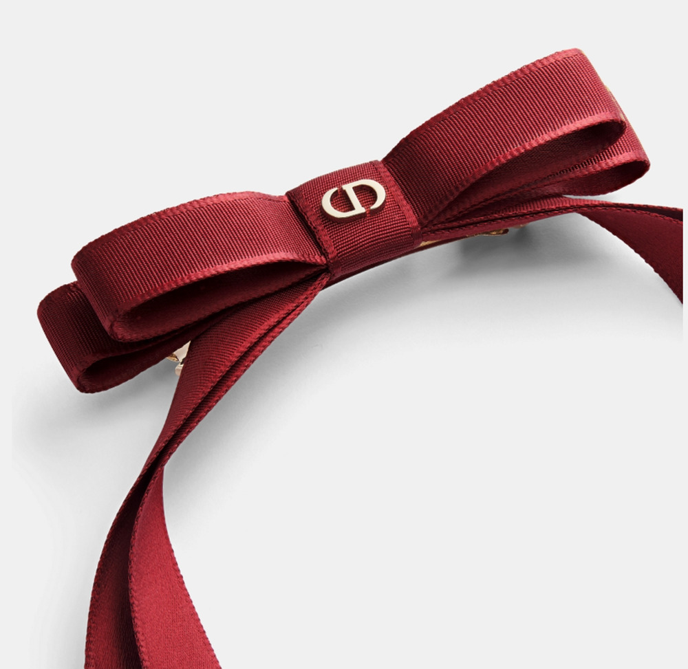 7265 - Dior Hair Bow Barette - NWT
